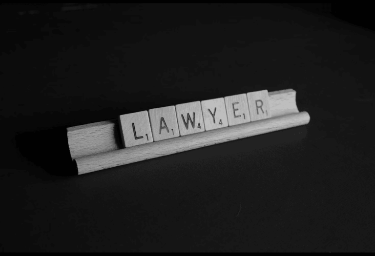 Lawyer written in Scrabble letters